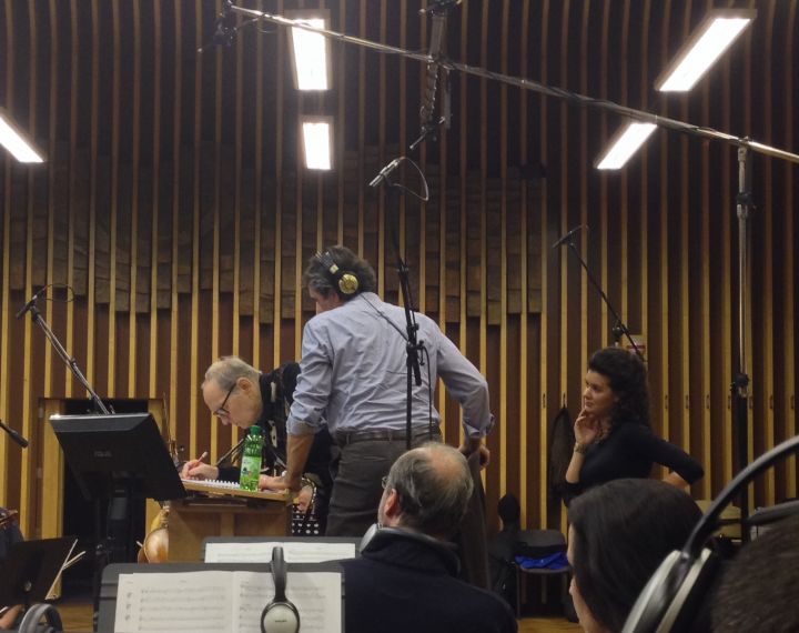Maestro Ennio Morricone natáčí v našem studiu