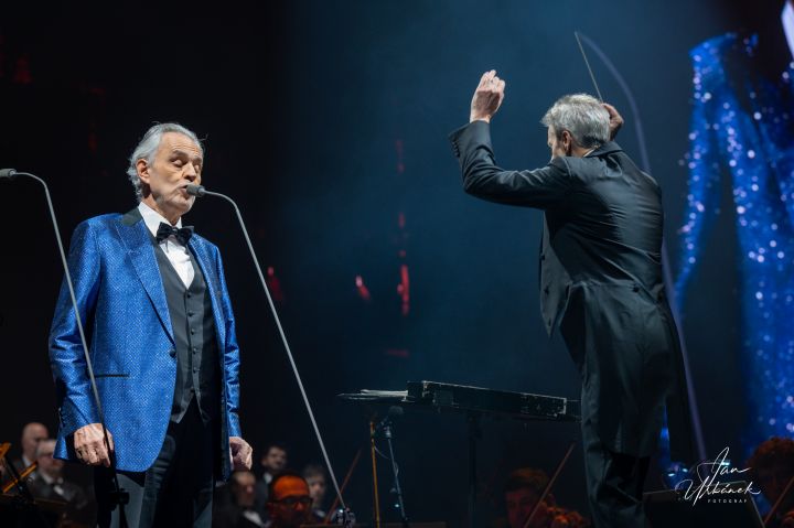 Andrea Bocelli celebrated his 30 year stellar career with the Czech National Symphony Orchestra