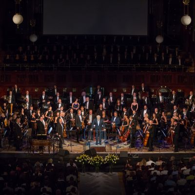 Vladimir Cosma a Český národní symfonický orchestr © Jan Malý